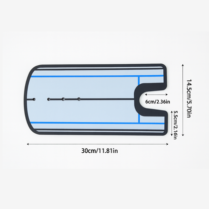Pure-Roll Putting Mirror
